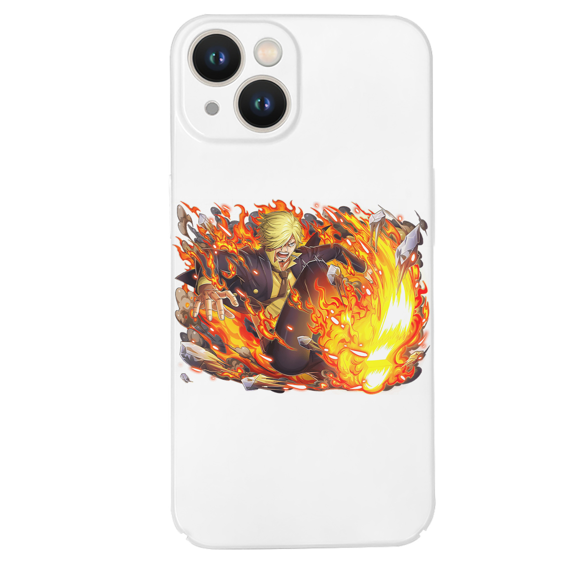 （画像用） ワンピース サンジ ONE PIECE Sanji 【iPhone 14シリーズ対応】ハードケース
